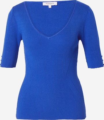 Pull-over Morgan en bleu : devant