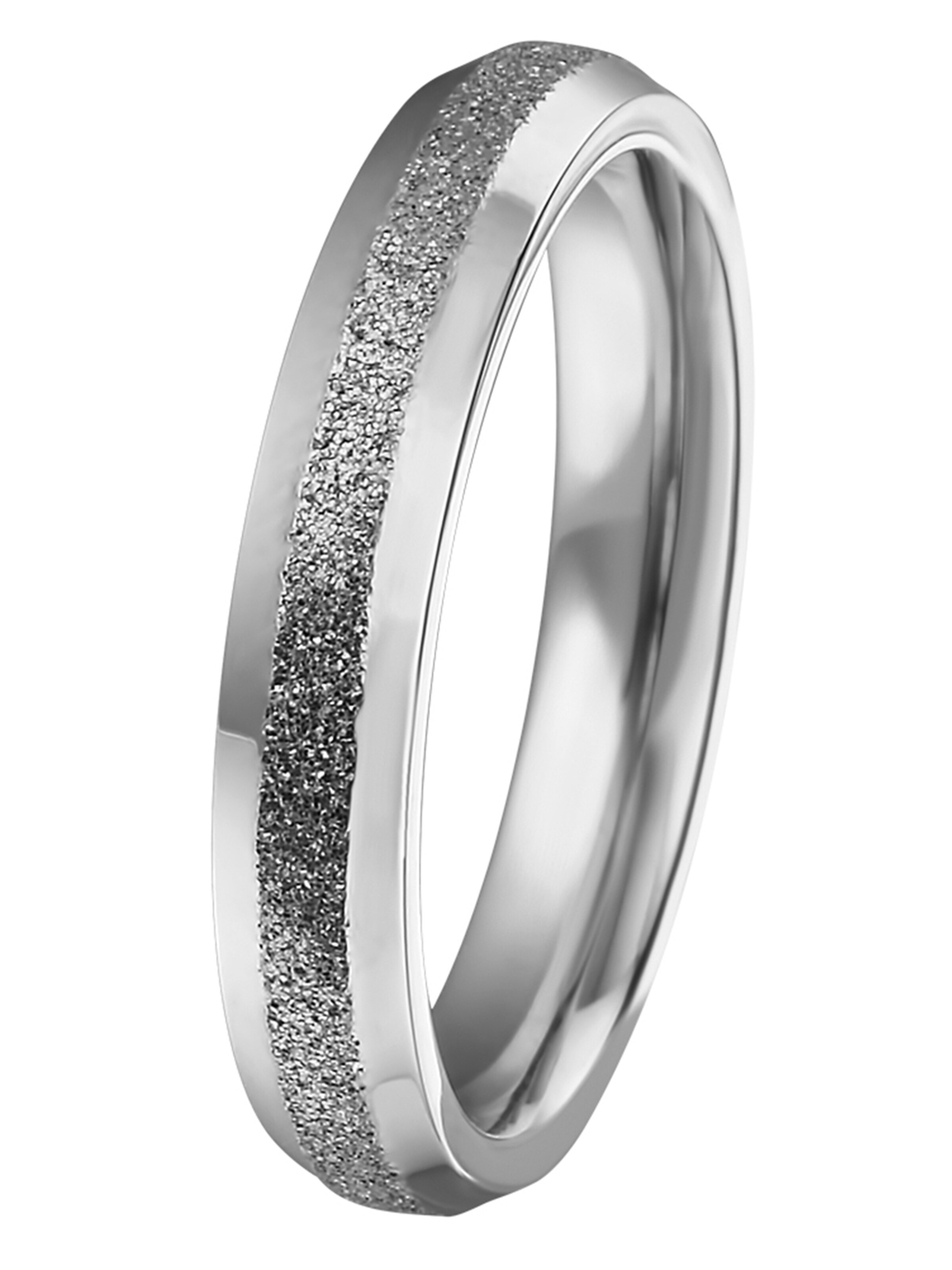 Lucardi Ring in Silber: Vorderseite