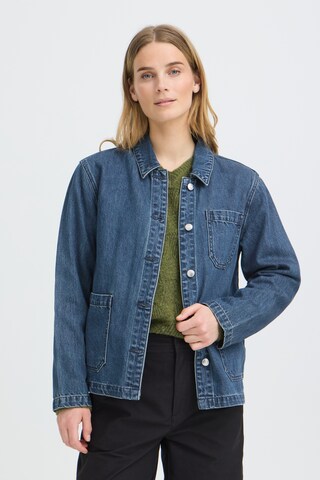 Pulz Jacke  'GIANNI' in Blau: Vorderseite