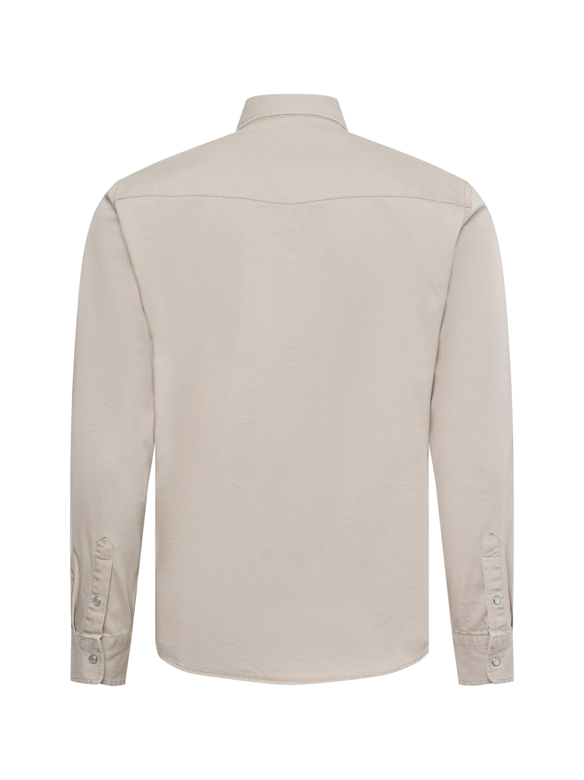 Nils Sundström Regular Fit Hemd in Beige