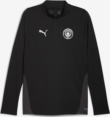 T-Shirt fonctionnel 'Manchester City' PUMA en noir : devant
