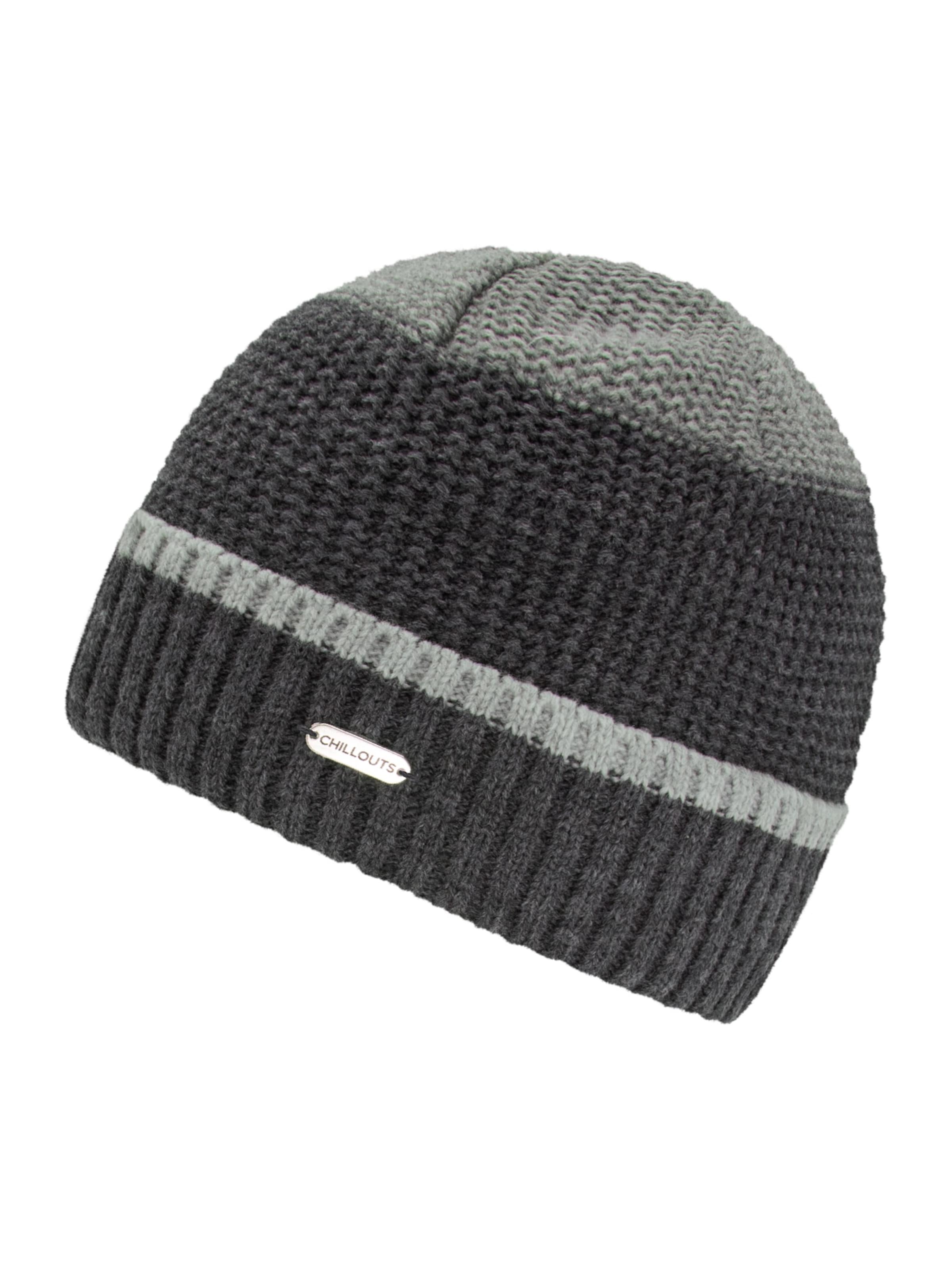 Bonnet 'Tony' chillouts en gris : devant