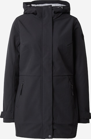 ICEPEAK Outdoor Jacket 'APLINGTON' in Black: front