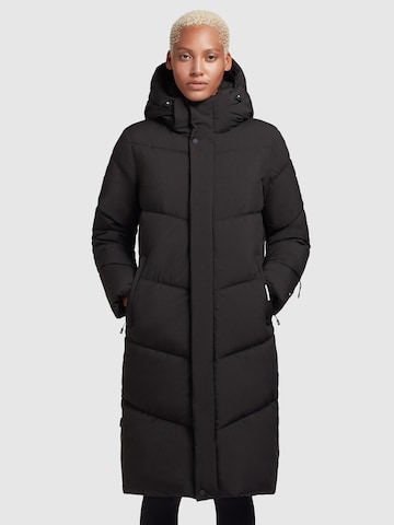khujo Winter Coat 'Torino2' in Black: front