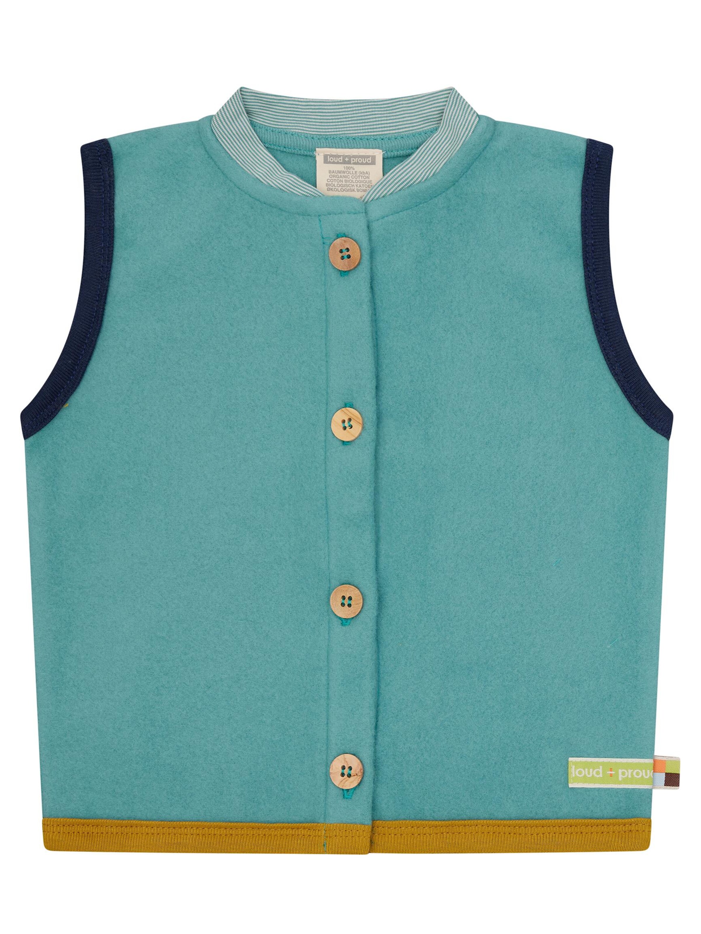 loud + proud Fleecejacke‌‌‌‌‌‌‌‌‌ in Grün: Vorderseite