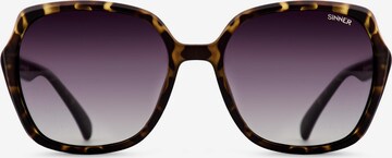 Lunettes de soleil SINNER en marron : devant