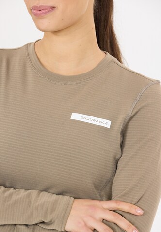 ENDURANCE Functioneel shirt 'Bopha' in Bruin