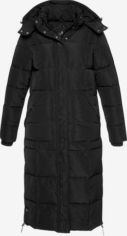 ALPENBLITZ Winter Coat in Black: front