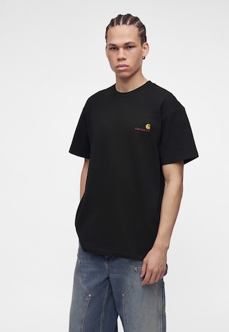 Carhartt WIP T-shirt 'American Script' i svart