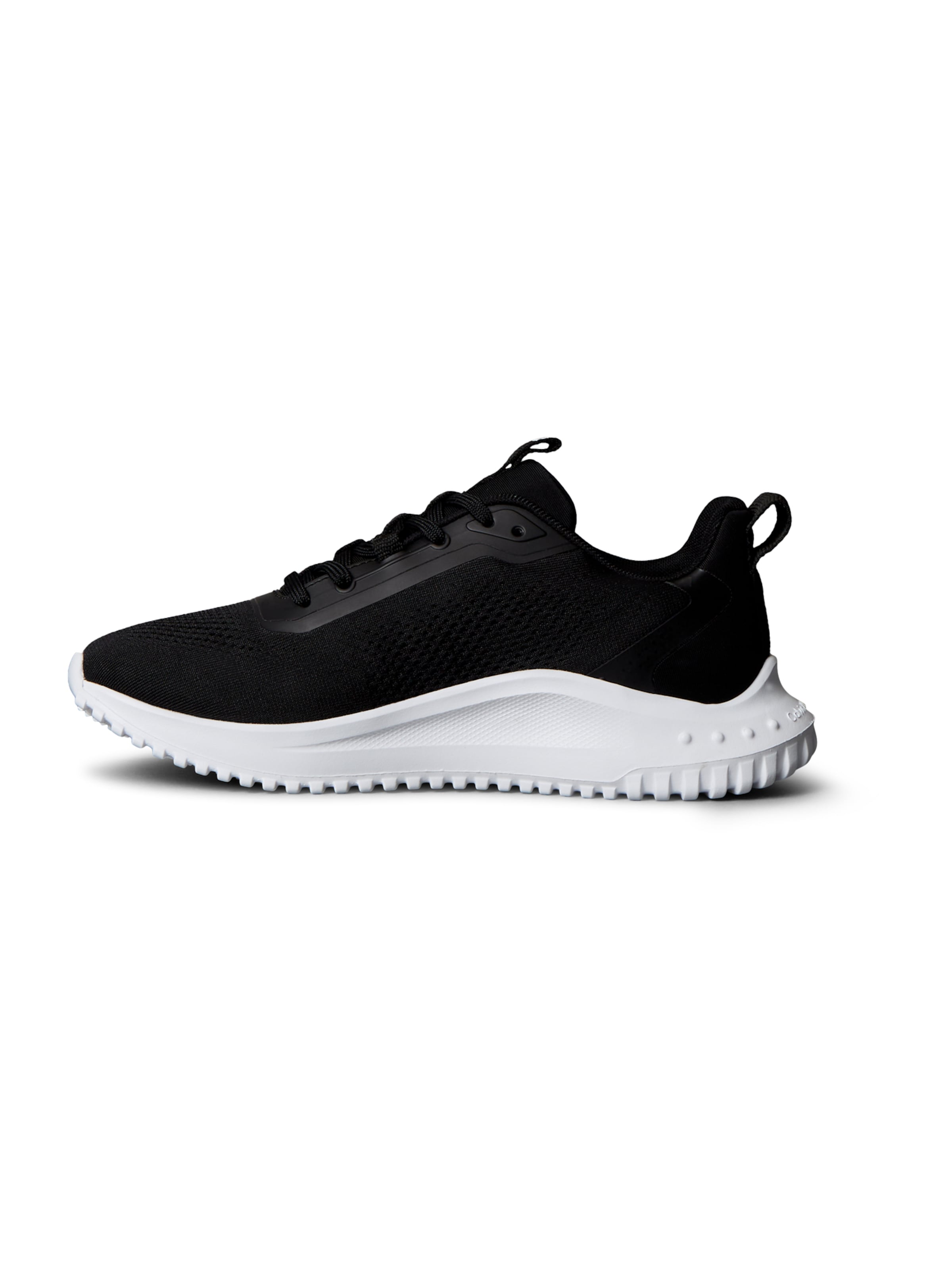 melns Calvin Klein Zemie brīvā laika apavi 'Eva Runner'