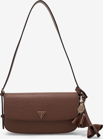 GUESS Schultertasche 'Danielle' in Braun: Vorderseite