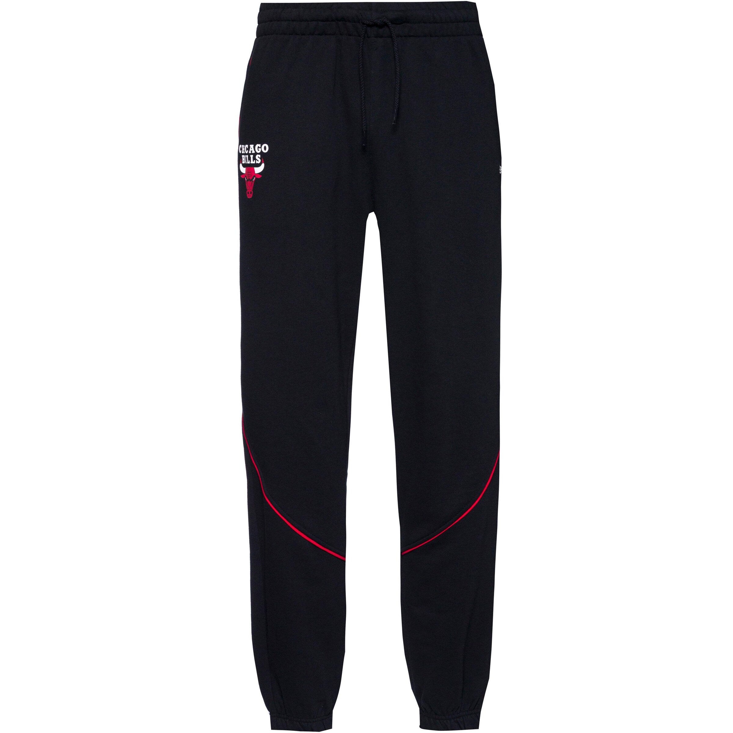 NEW ERA Tapered Pants 'Chicago Bulls' in Black: front