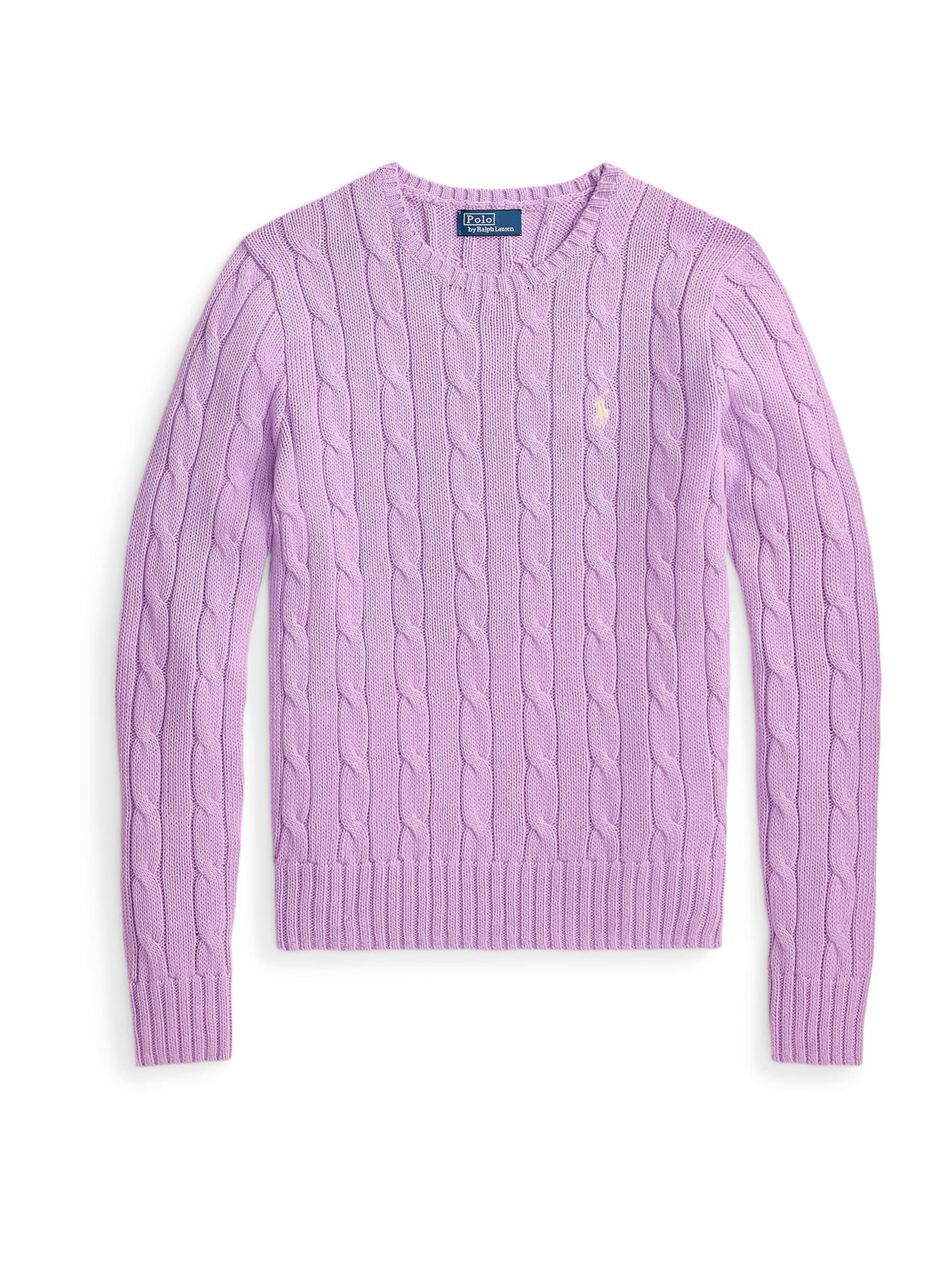 Polo Ralph Lauren Свитер в Лиловый: спереди