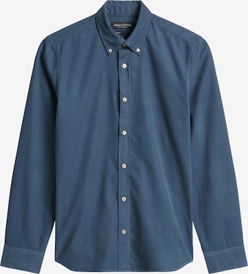 Marc O'Polo Slim Fit Hemd in Blau: Vorderseite