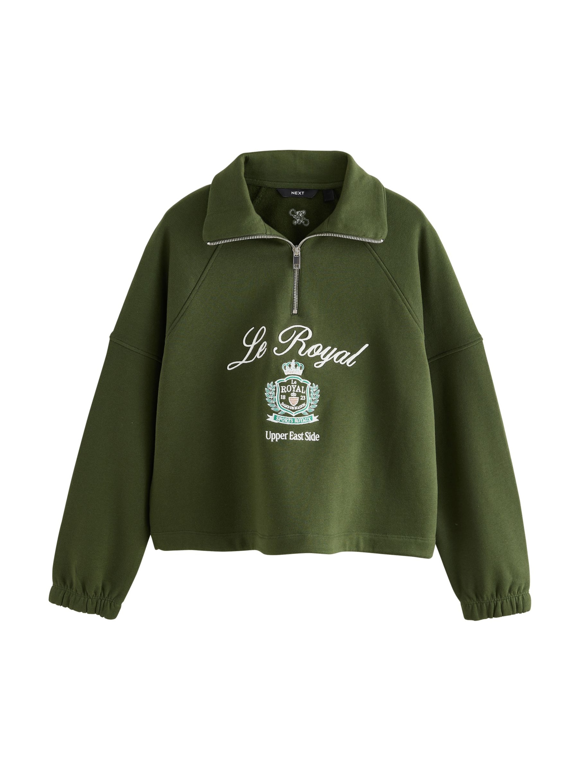 Next Sweatshirt i grøn: forside