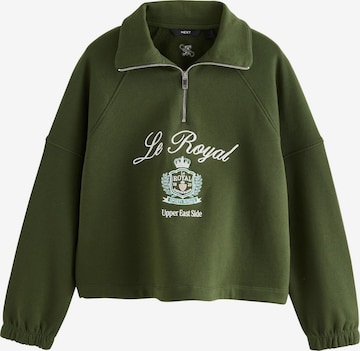 Next Sweatshirt i grøn: forside