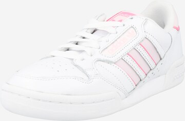 Sneaker low 'Continental 80 Stripes' de la ADIDAS ORIGINALS pe alb: față