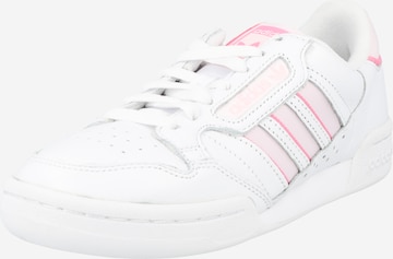 Baskets basses 'Continental 80 Stripes' ADIDAS ORIGINALS en blanc : devant