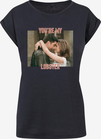ABSOLUTE CULT Shirt 'Friends - You're My Lobster' in Blauw: voorkant