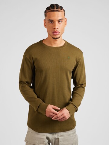 G-STAR Shirt 'Lash' in Groen: voorkant