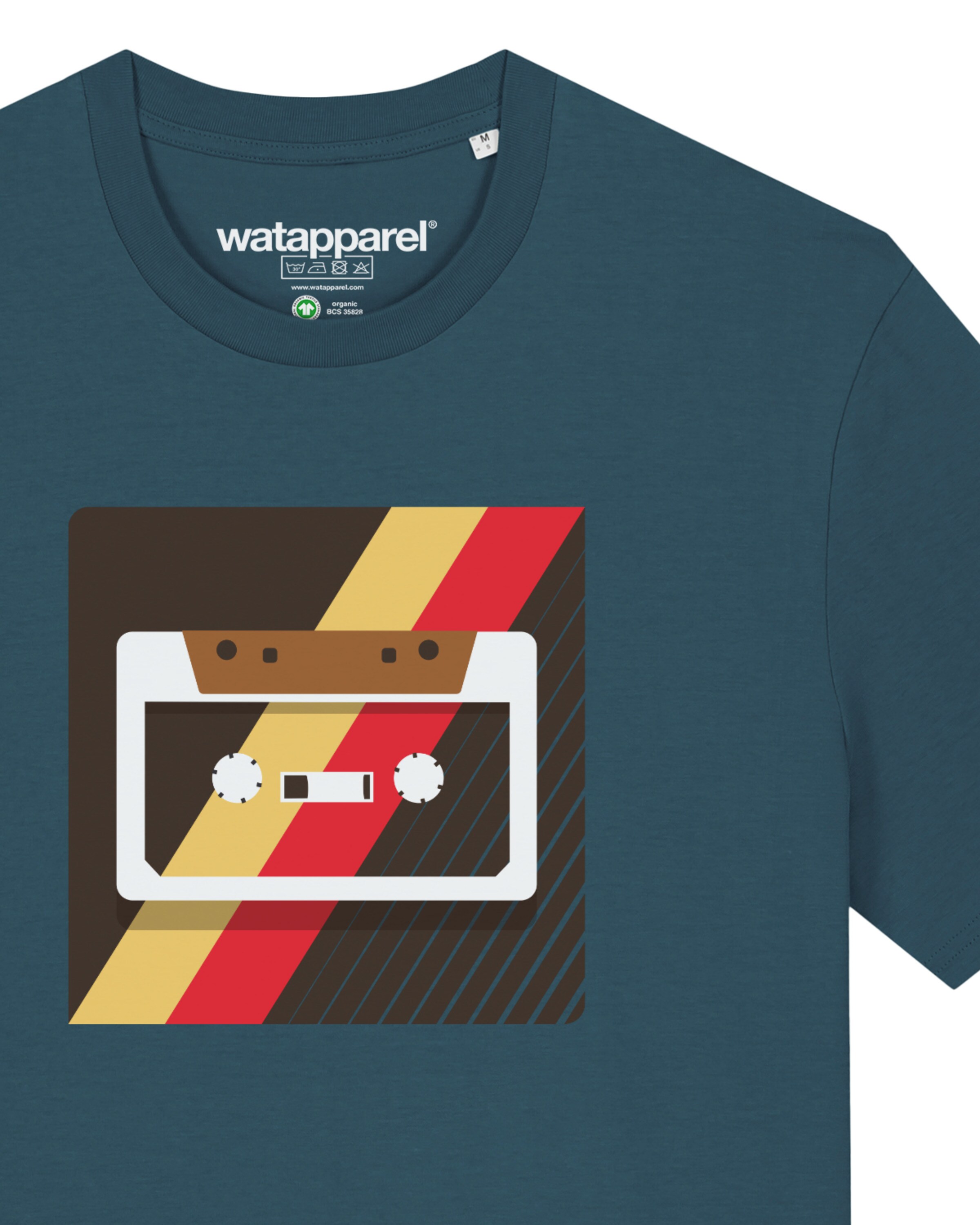 Watapparel Shirt 'Kassette' in Blauw