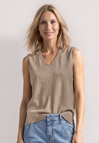 STREET ONE Sweater in Beige: front