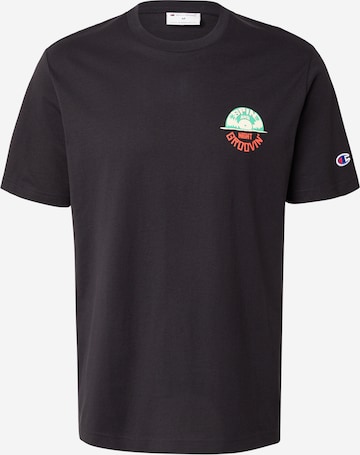 Champion Authentic Athletic Apparel Shirt in Zwart: voorkant