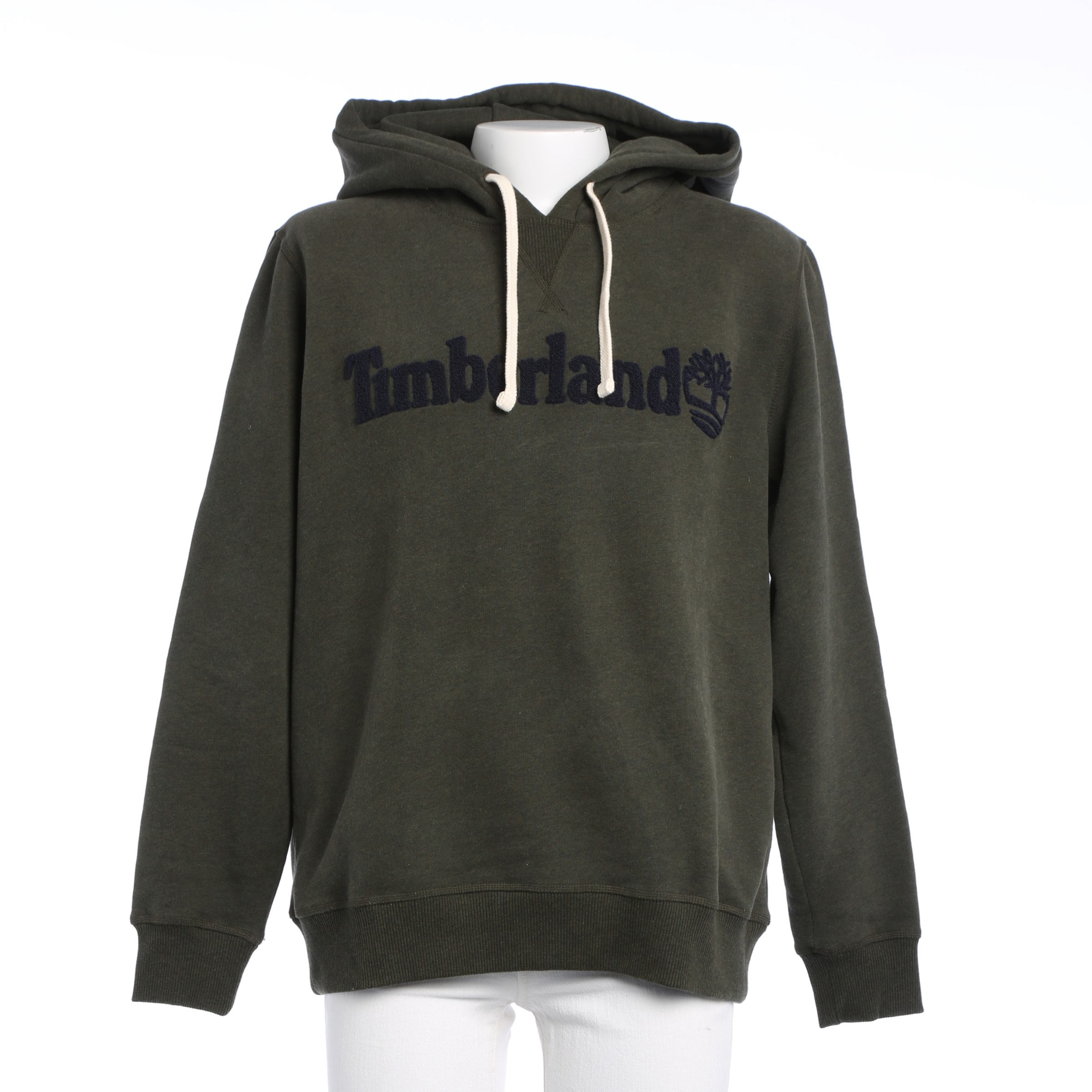 TIMBERLAND Sweatshirt / Sweatjacke XL in Grün: Vorderseite
