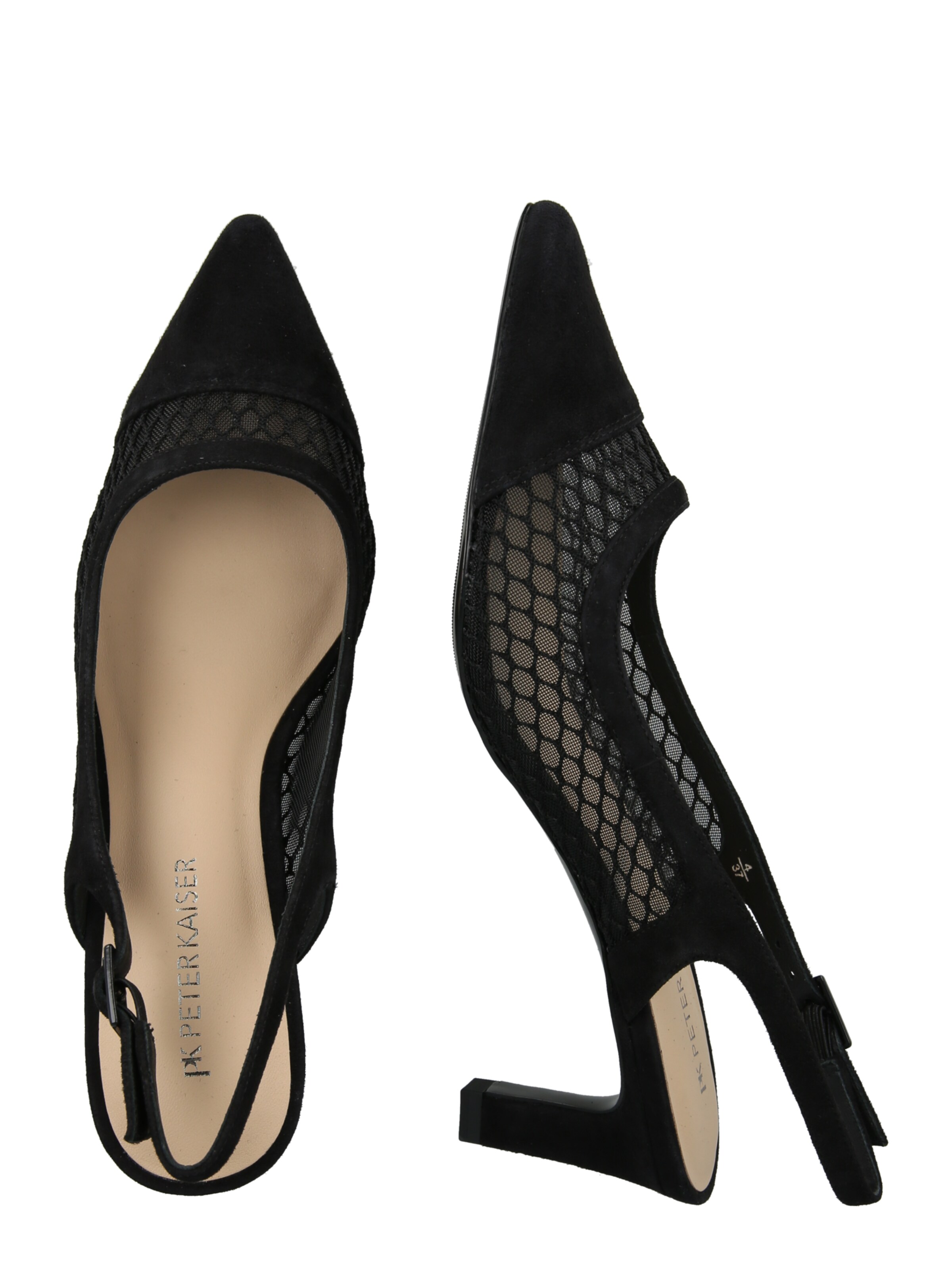 PETER KAISER Slingpumps i sort