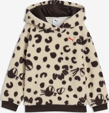 PUMA Sportpullover in Weiß: Vorderseite