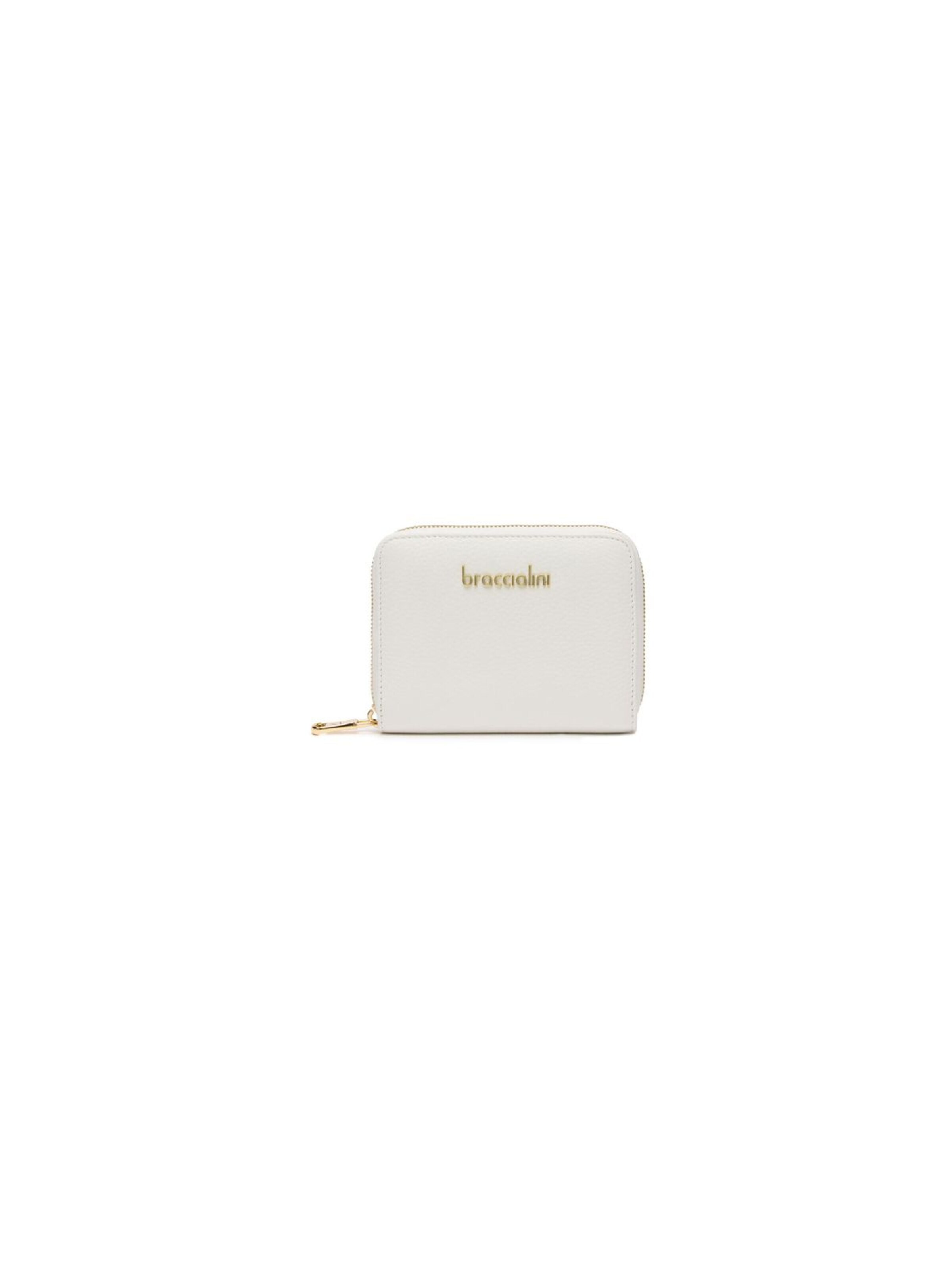 Braccialini - Cartera 'Basic' en blanco: frente