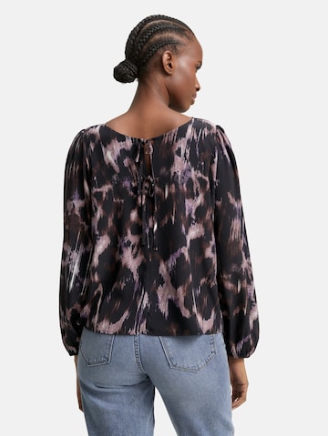 TOM TAILOR DENIM Blouse in Zwart