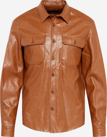 DRYKORN Regular fit Button Up Shirt in Brown: front