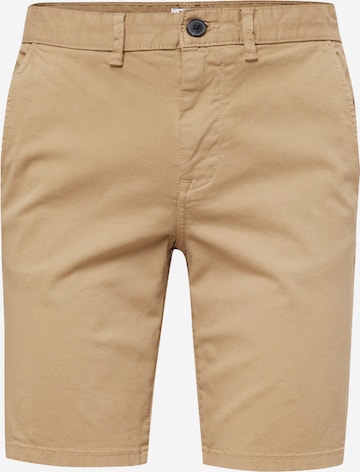 BURTON MENSWEAR LONDON regular Lærredsbukser i beige: forside