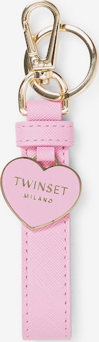 Twin Set Key ring in Pink: front