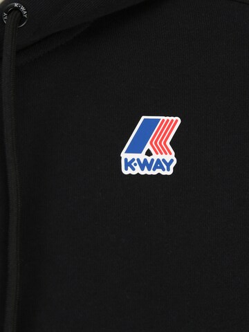 K-Way - Sudadera con cremallera en negro