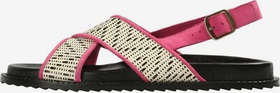 Scalpers Páskové sandály 'Bio Trim' - fuchsiová / černá / bílá, Produkt