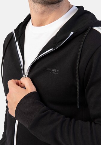 Stooker Men Sweatjacke 'Stewart' in Schwarz