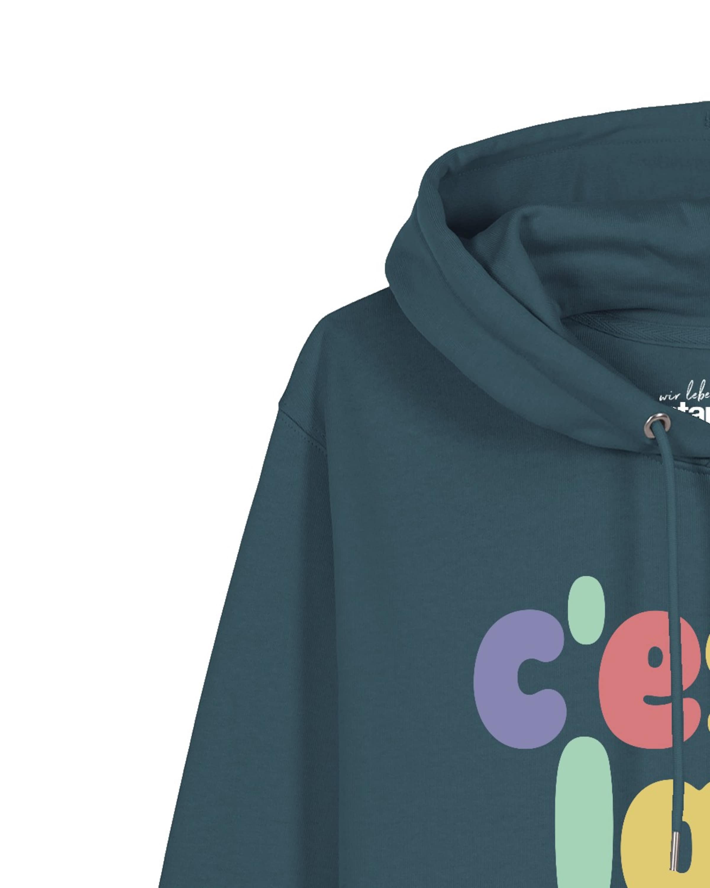 Felpa 'C'est La Vie' di Watapparel in blu