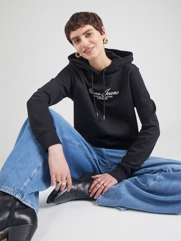 Felpa di GUESS JEANS in nero: frontale