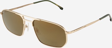 BOSS Black Sunglasses in Gold: front