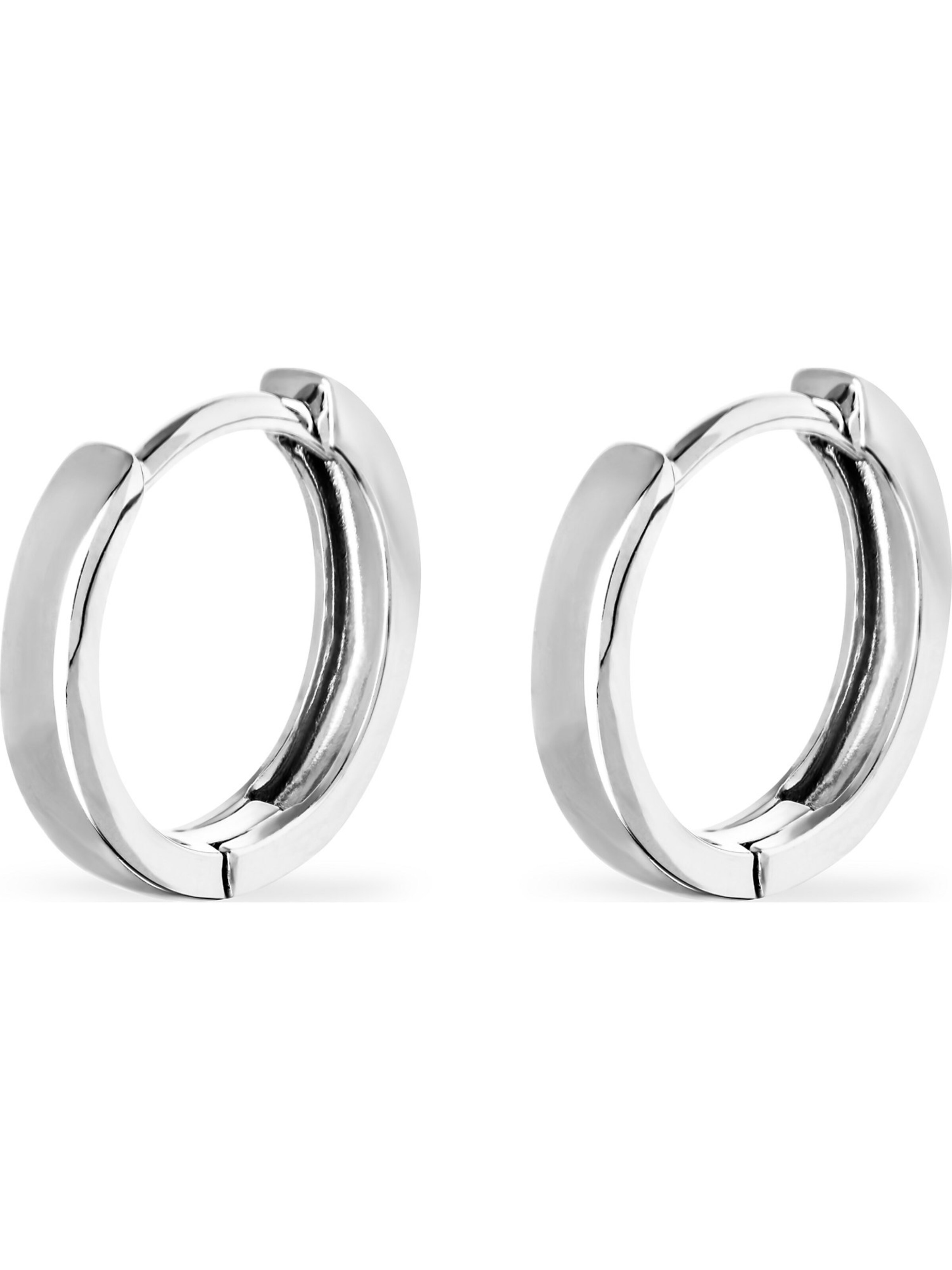 FAVS Earrings in Silver: front