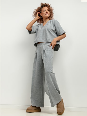 TESSITA Oversizeshirt in Grau