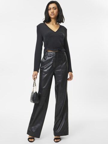 Calvin Klein JeansBluza - crna boja