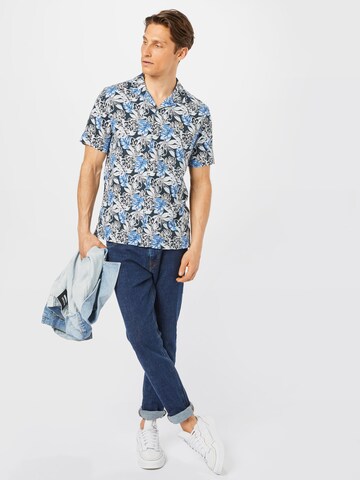 FARAH Regular Fit Hemd 'OASIS' in Blau