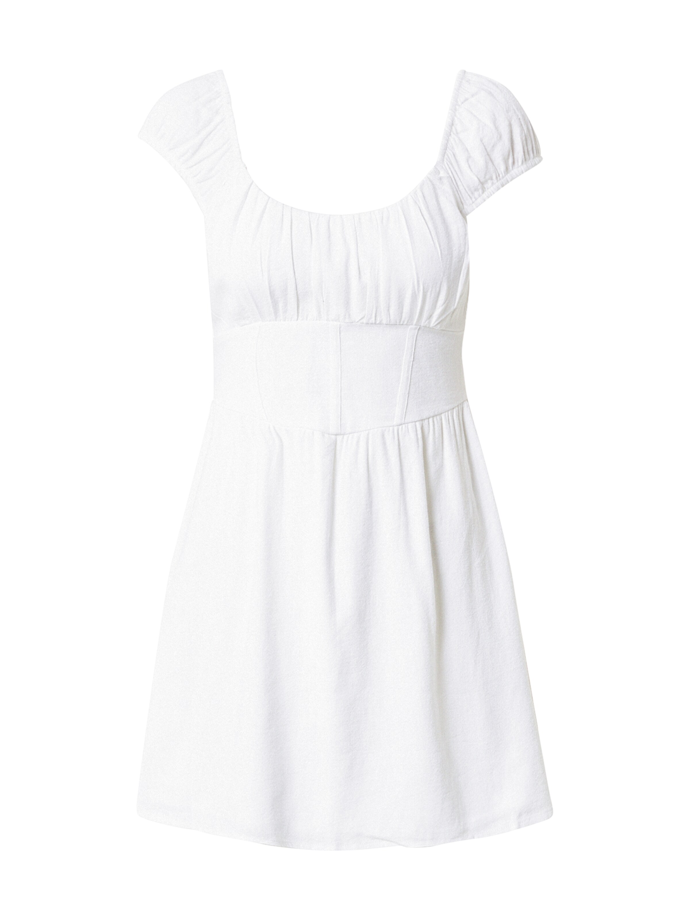 Robe HOLLISTER en blanc : devant