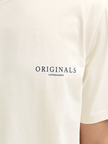 balta JACK & JONES Marškinėliai 'JORMontauk'