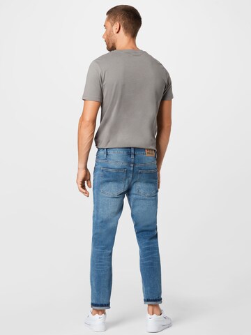 Denim Project Slimfit Jeans 'Mr Red Light' in Blau