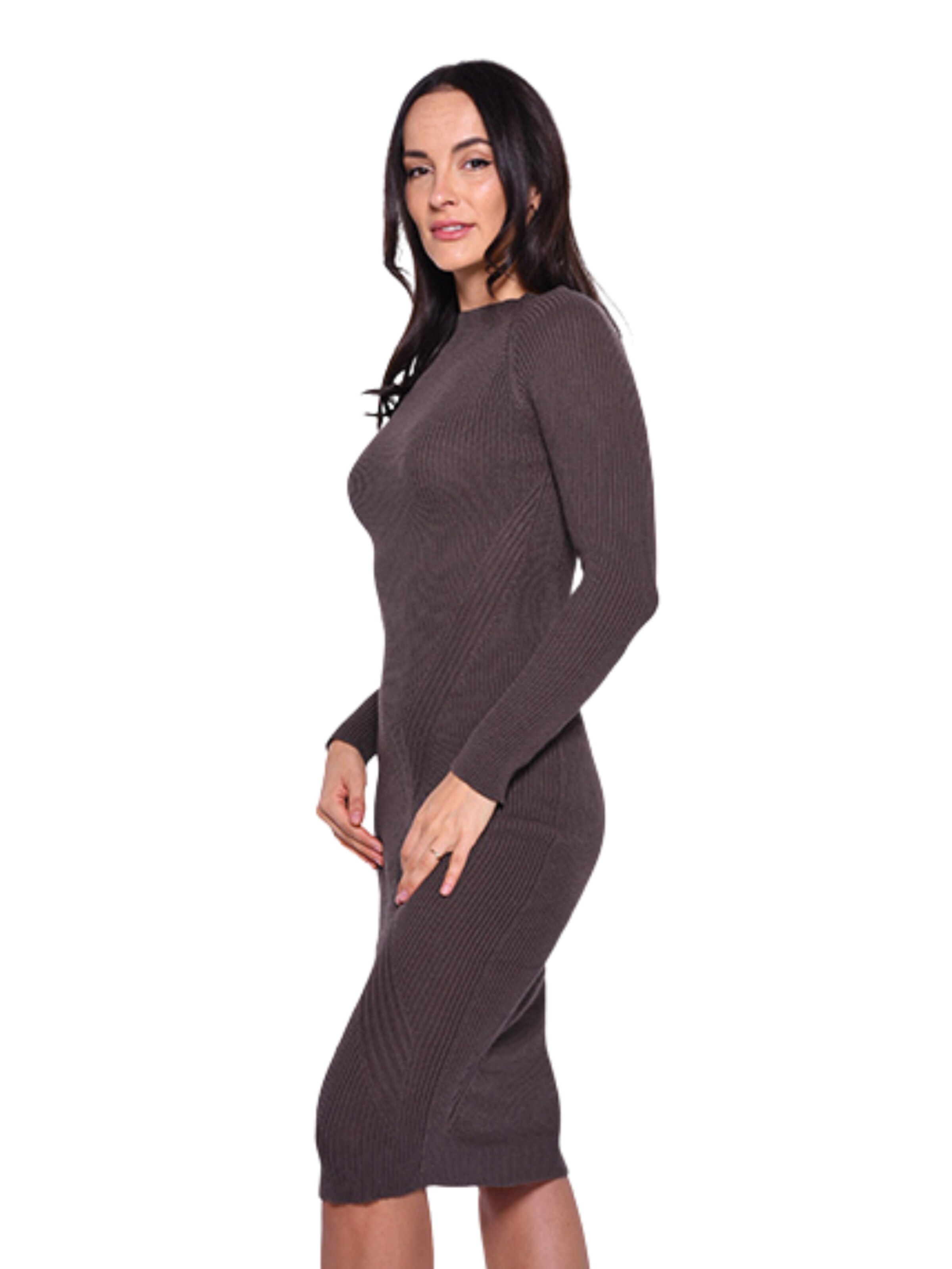 Süel knitwear - Vestido de punto 'Gabi' en gris