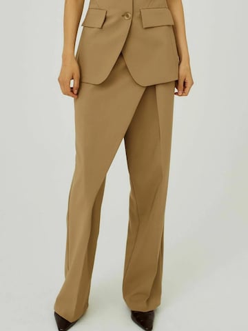 regular Pantaloni 'Eluna' di NORR in beige: frontale